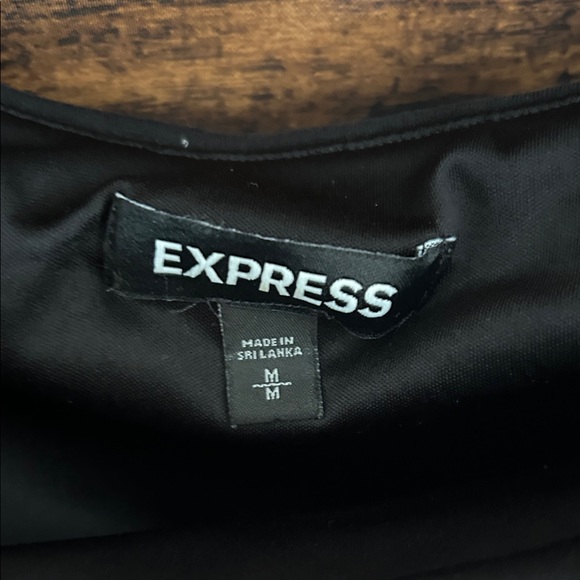 Express Black Long Sleeve Dress - Picture 2 of 9